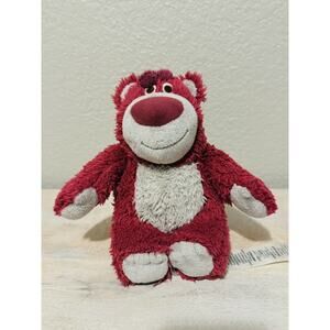 Disney Store Pixar Toy Story 7" Lotso Huggin Bear Mini Plush Toy Stuffed Animal